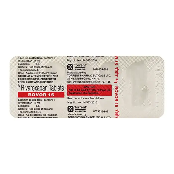 Rovor 15mg Tablet